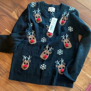NEW V28 Reindeer Christmas Sweater - XXL